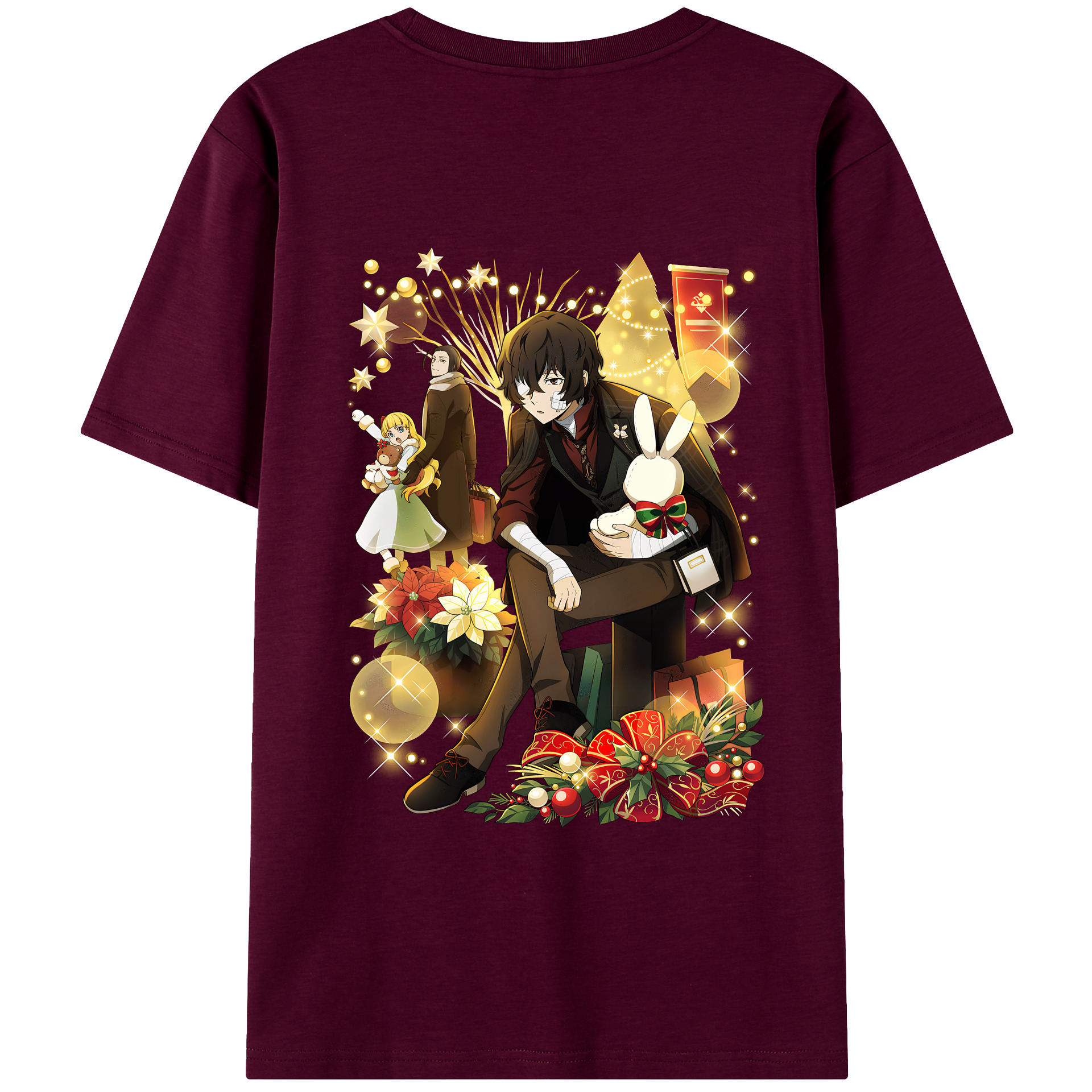 （画像用） 文豪ストレイドッグス Bungo Stray Dogs レディース半袖Tシャツ(バックプリント)